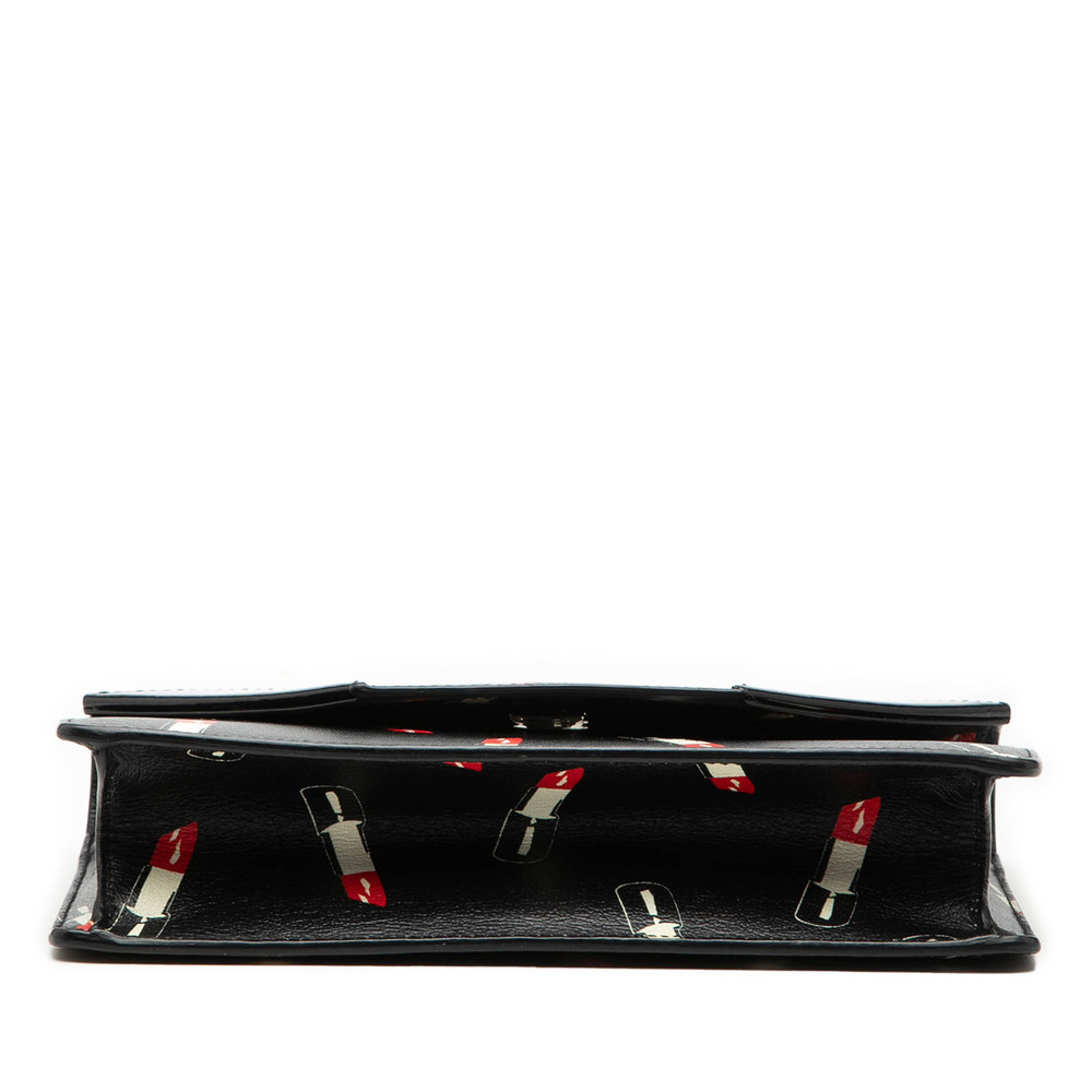 Pre-Loved Saint Laurent Calfskin Lipstick Print Betty Crossbody - Picture 3 of 7